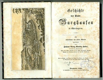 J. G. B. Huber : Geschichte der Stadt Burghausen
