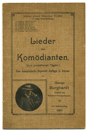 George Burghardt : Lieder des Komödianten